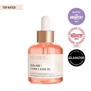 BIOSSANCE squalane + vitamin c rose oil - brand new in packaging